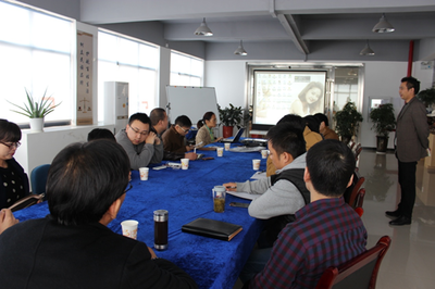科捷儀器營銷團隊在湖南分公司創(chuàng)特科技進行技術交流