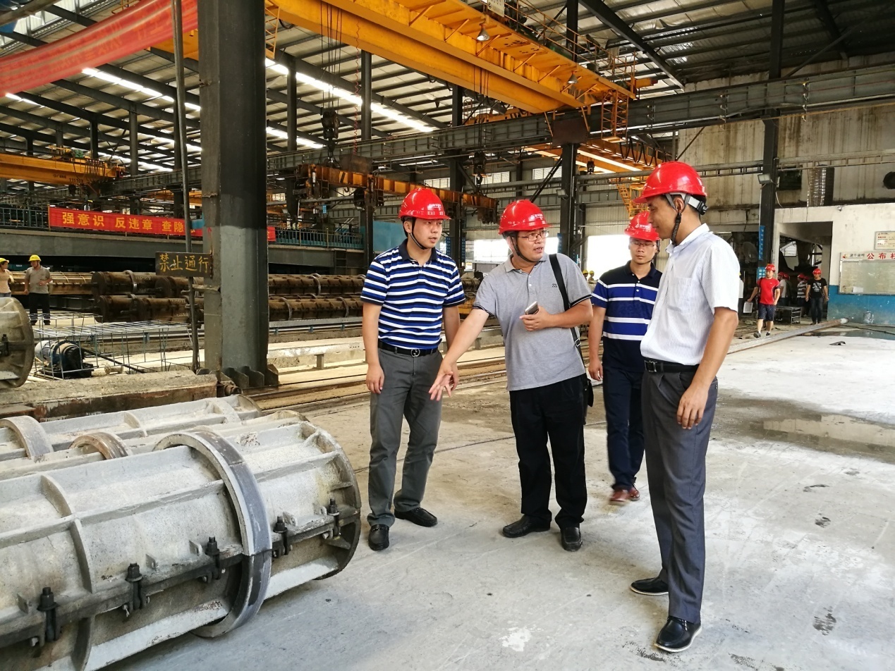 我司組織技術(shù)人員赴建華建材參觀考察